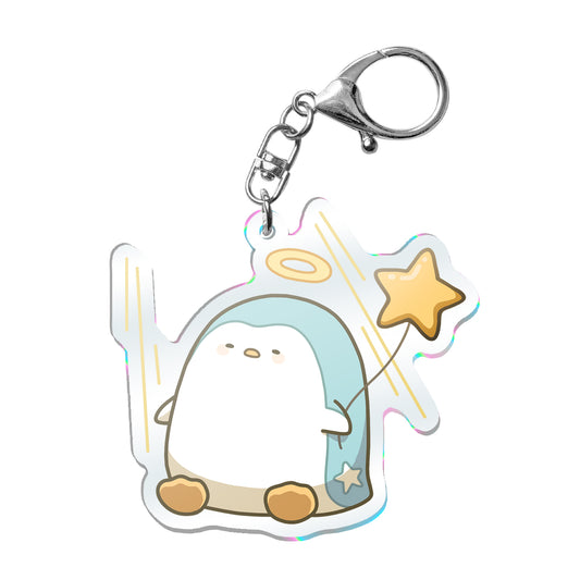 【がん】アクリルキーホルダー 天使