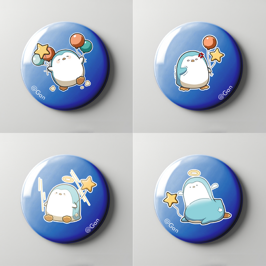 【がん】缶バッジ(全4種類)